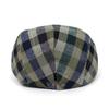 Spring and Summer Thin Hat Men's Fashion Plaid Forward Hat Cotton Cap Foreign Trade Beret