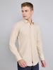 MONTE CARLO Men Slim Fit Beige Shirt