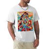 Arunisexian Pomegranate Tshirt Casual Breathable Short Sleeve Top