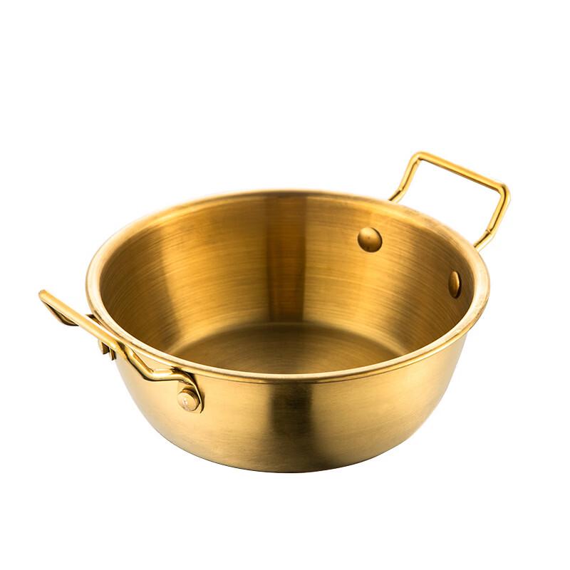 ZISIZ Golden Korean Style Serving Bowls & Baskets