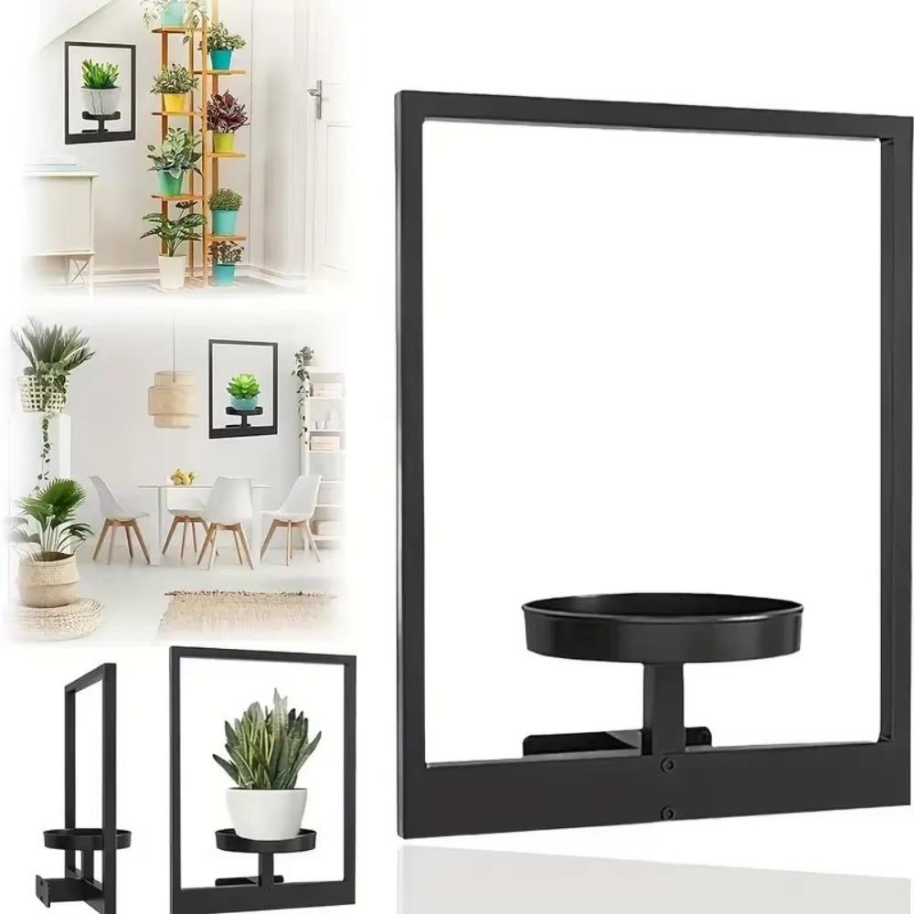 Multifunctional Metal Plant Wall Frame Stylish Wall Mounted Succulent  Hanger  For Home Decor