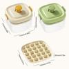 Large Capacity Press Ice Tray Food Grade Plastic Ice Storage Tray Ice Cube Mold  Ice Storage