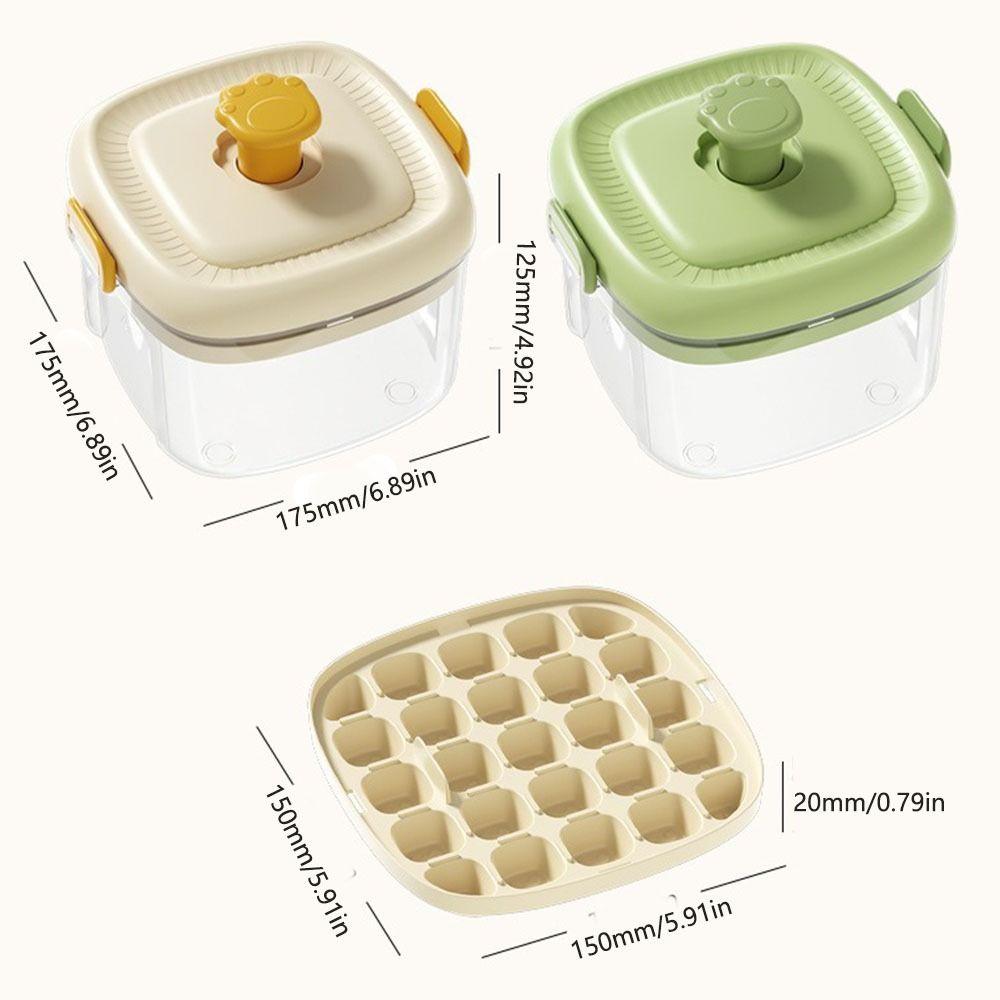 Large Capacity Press Ice Tray Food Grade Plastic Ice Storage Tray Ice Cube Mold  Ice Storage