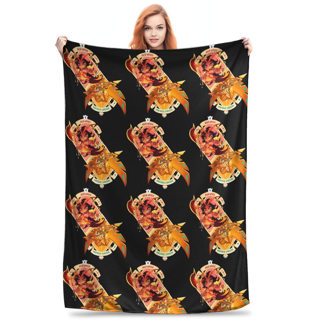 Apple Candy Cookie Run Kingdom Blankets  Flannel Vintage Soft Throw Blanket for Bed Sofa Textile Decor