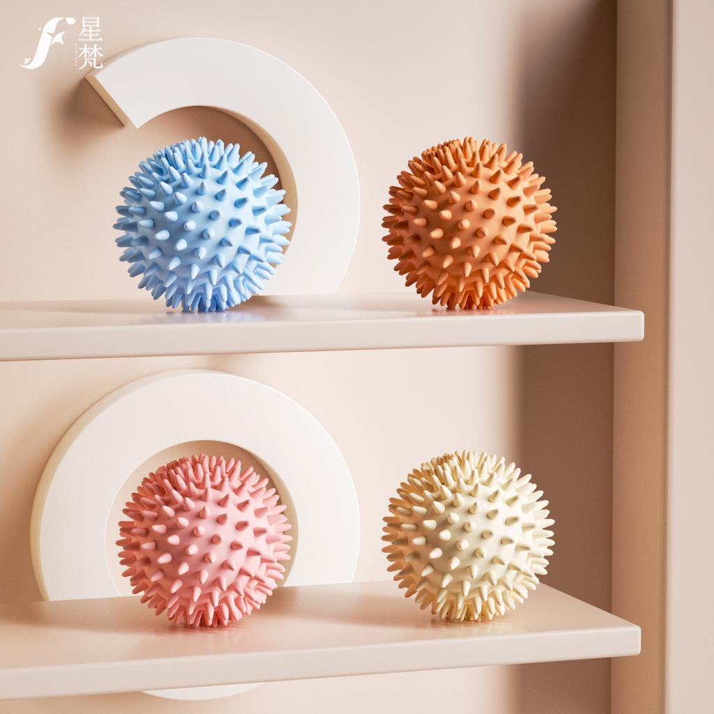 6CM Spiky Sport Massage Ball - Durable Myofascial Release Massager for Deep Tissue Trigger Point Muscle Recovery Pain Relief