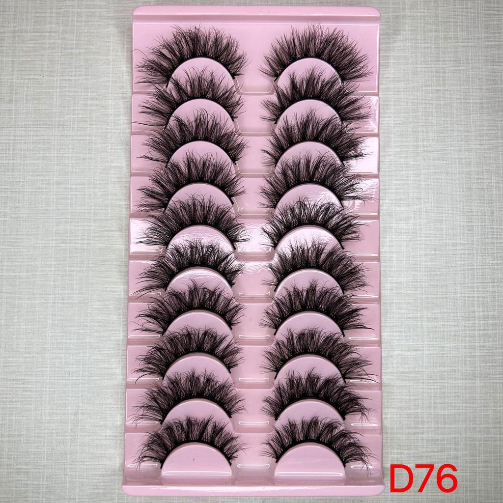 8D nadýchané umělé norkové řasy: Evropský a americký styl, Vícevrstvé, Dlouhé a vlnité