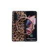 Applicable To Samsung ZFold6 Mobile Phone Case Brown Leopard Print Ring Zfold5 Folding Screen Portable Protective Case PC Hard Case