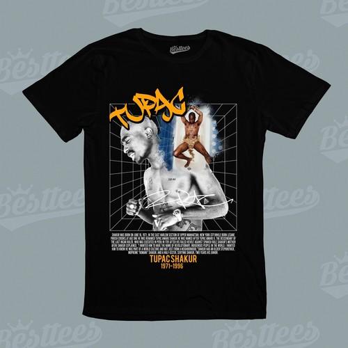 Gangster Rapper 2PAC TUPAC Shakur American HIP-HOP RAP Artist Music Band T-Shirt S