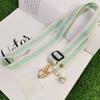 Mobile Phone Lanyard Long Crossbody Back Shoulder Strap Lanyard Tree Leaf Pattern Pearl Pendant Adjustment Neck Wide Cloth Women's Model