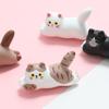 Running Cat Magnet Fridge Sticker Fuuny Cute Cartoon Fridge Sticker Decor Kawaii Animal Refrigerator Home Decor Kitchen Ornament