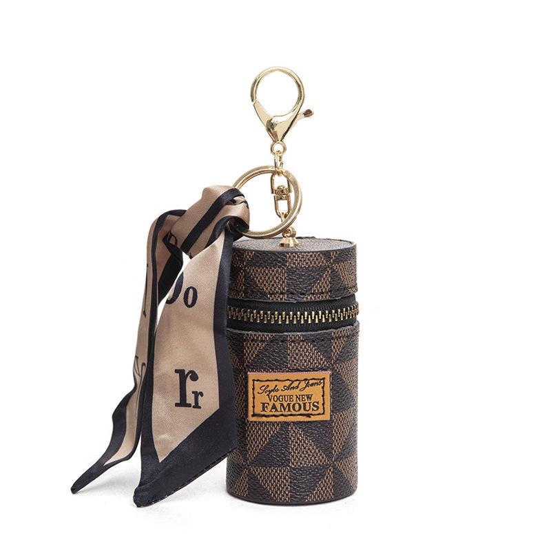 Luxury Mini Fragrant Style Lipstick Coin Purse Keychain – Trendy and Portable