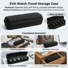 Watch Storage Case Portable Travel Organizer for Watch Collectors Shockproof EVA Hard Shell Box for Mechanical Quartz Watches