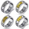 Buddhist Jewelry Fengshui Pixiu Rings Amulet Protection Fortune Wealth Good Luck Adjustable Opening Fashion Ring Women Men Gift