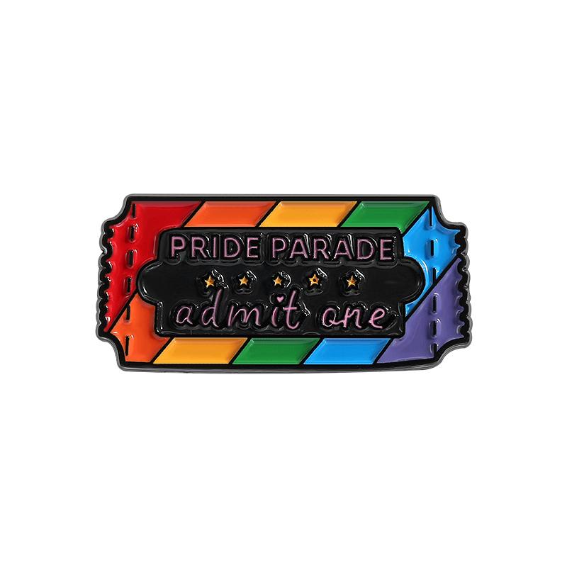 LGBTQ Rainbow Enamel Pin You’re Safe With Me Pride Metal Brooches Lapel Badges Jewelry Gift for Gay Homosex Lesbian Friends