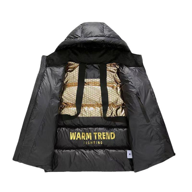 Winter, Casual Thick Jacket, High-end Cotton Jacket, Men's Jacket, Couple Hooded Cotton Jacket, Warm and Loose