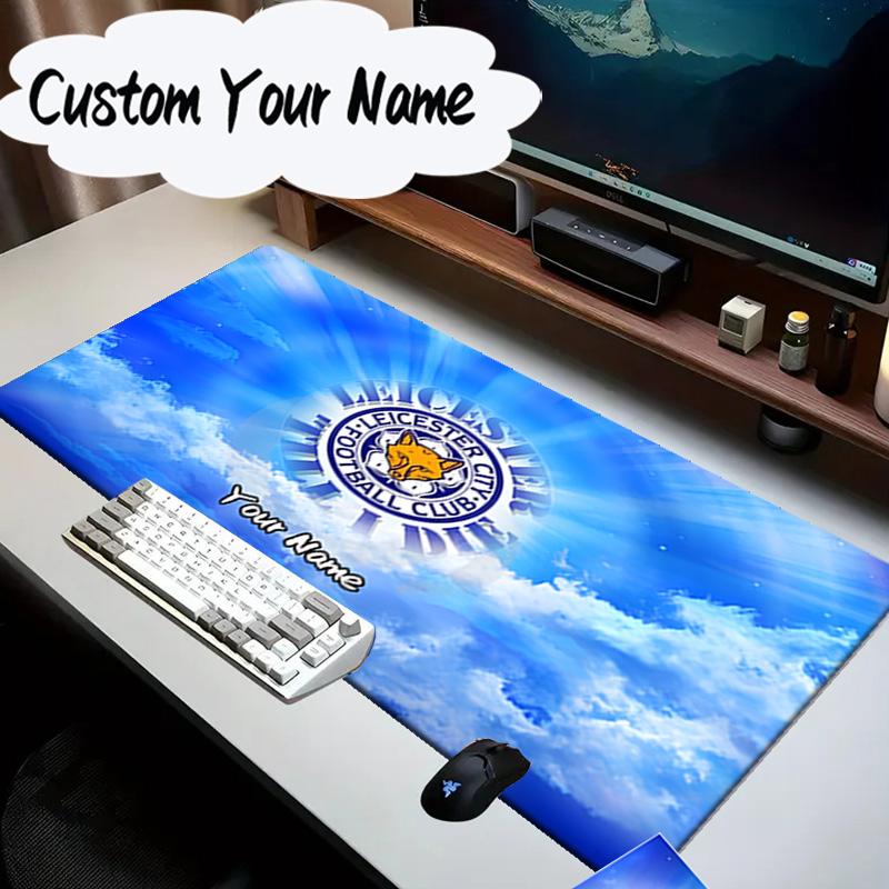 Custom Name Mouse pad Leicester Football Club Crest Mouse pad, Gaming Mouse Pad, keyboard pad, Desk Decor for computer notebook Fan Birthday Gift