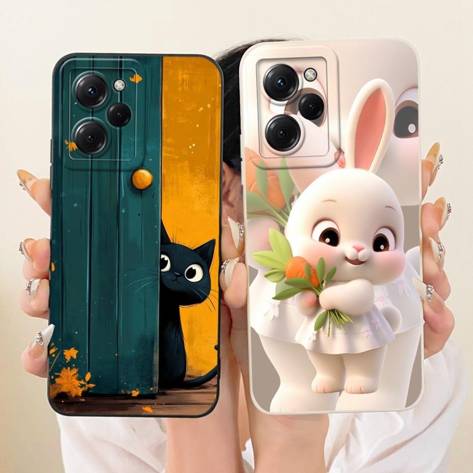 New Fashion Phone Case For Xiaomi Poco X5 Pro 5G Soft Silicone Cases For Poco X5 X 5 X5Pro PocoX5 Shockproof Covers Bumpers