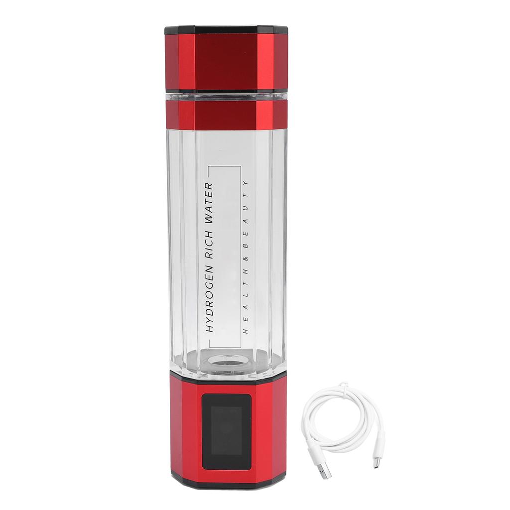 Wasserstoff-Wasserflasche, 300 ml, 5000 ppb, PCTG, Typ C, 5 V, tragbar, wasserstoffreicher Wassergenerator, Tasse für