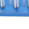 Thread Gauge with 14 SAE & 14 Metric Sizes Bolt Size Finder Screw Size Checker for Screw Nut Bolt Size Finder Classification