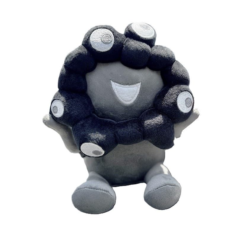 Osaka-Kansai Expo Myaku Myaku Mochi Mochi Plush Toy S Black Monochrome Sitting [EXPO2025] Black BLACK Mochi Mascot Limited Souvenir Gift Present Size