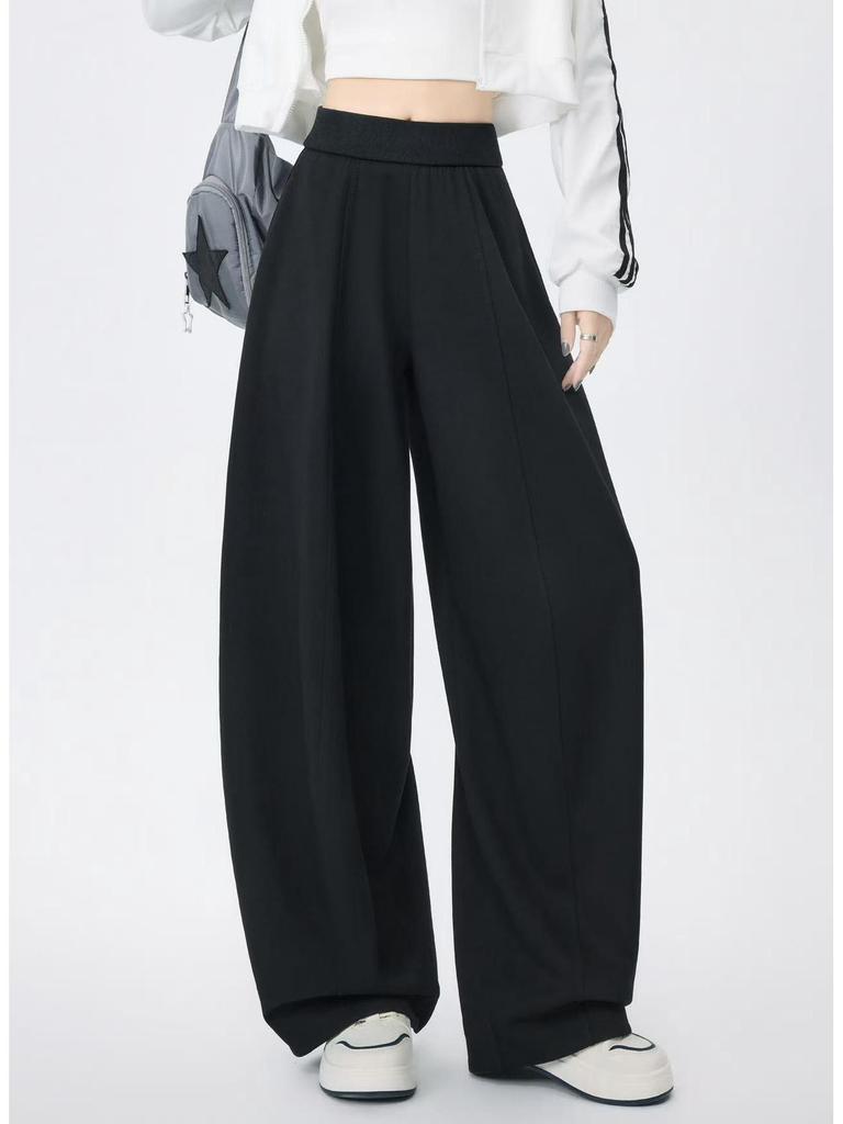 Women's Casual Loose Sweatpants with Wide-Leg Balloon Style for Spring 2026