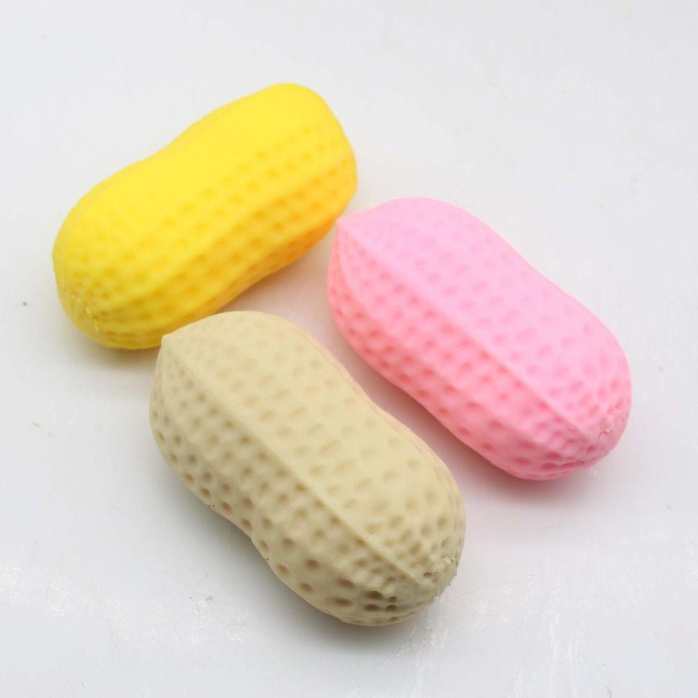 

Plush Ball Peanut Pinch Squeeze Toys Simulated Peanut Pinching Toy Table Ornaments random color