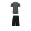 Adidas Taekwondo Comfortable Round Neck Pullover Simple Short Sleeve T-Shirt Fashion Lace-Up Shorts Casual Sports Set ADICLTS24CTK-GFC+S21ATMSH2T-BW