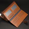 Men's Long Wallet - European & American Style, Multi-functional Card Holder, High-Capacity Clutch