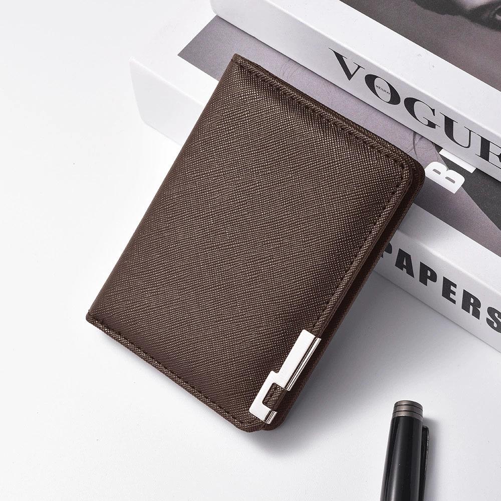 Men's Ultra-Thin Korean Style Wallet: Large Capacity, Multi-Card Slot, Casual Coin Purse.