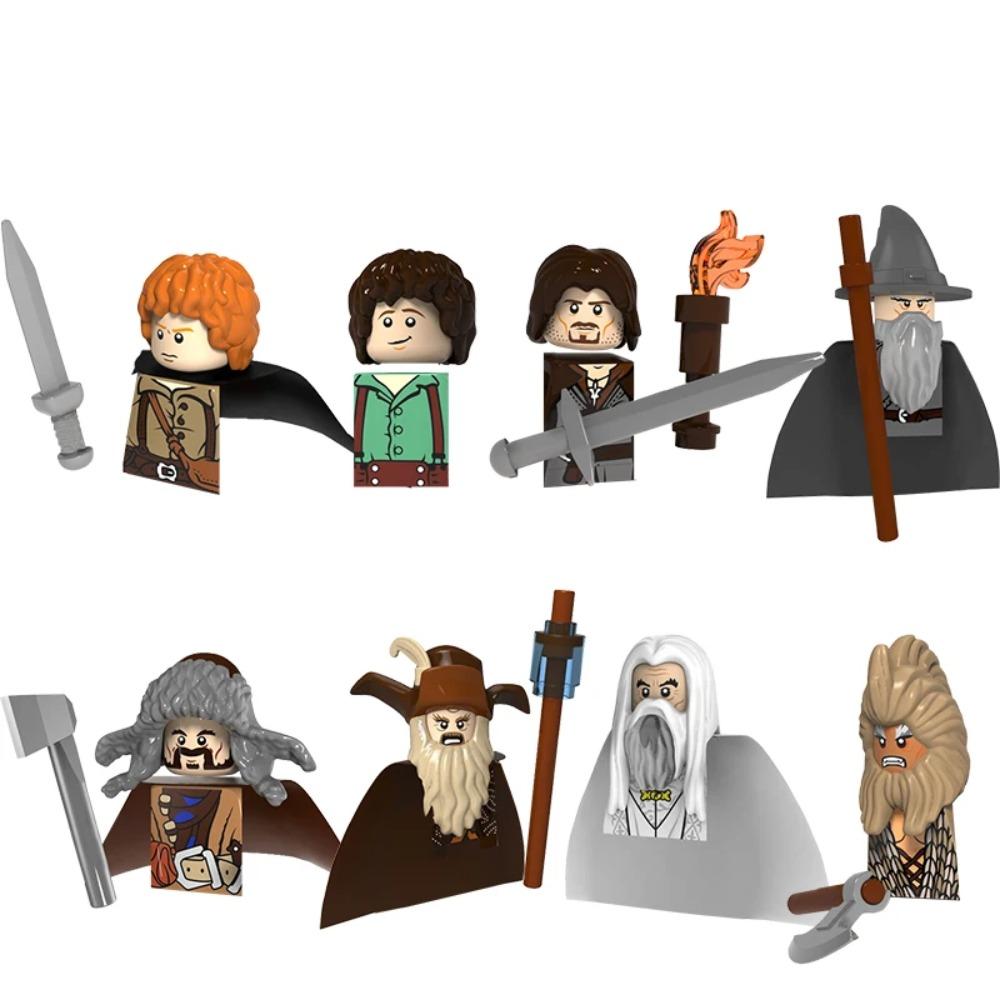 

Середньовічні фігурки Володаря Перснів Воїни Назгулів Вершник Кінь Лицарі Будівельні блоки Цеглинки Іграшки для дітей подарунки