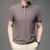 Cool Breathable Short-Sleeved Polo Shirt Business Casual Summer Fashion Half Sleeve Lapel T-shirt High Quality