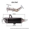 Vespa GTS 300 Scorpion Exhaust Mid-Tail Section for 08-21 Models