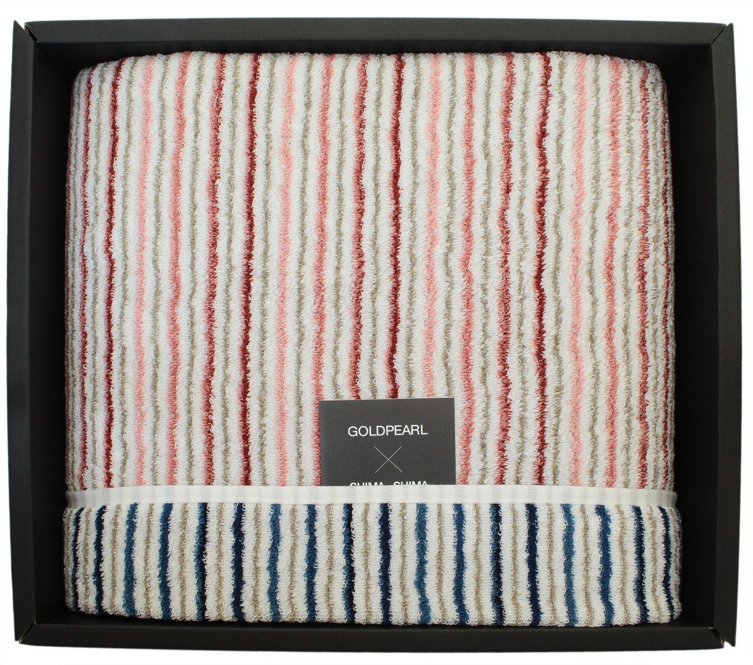 

Имабари Полотенце Банное полотенце Полосатый Полоски x Золотой Жемчуг 07 Цветочная Одежда x Водная Одежда