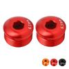 2pcs Mountain Cycle Pedal Cover M14 Pedal Screw Dust Cover Aluminum Alloy Repair Parts Riding Cyclin