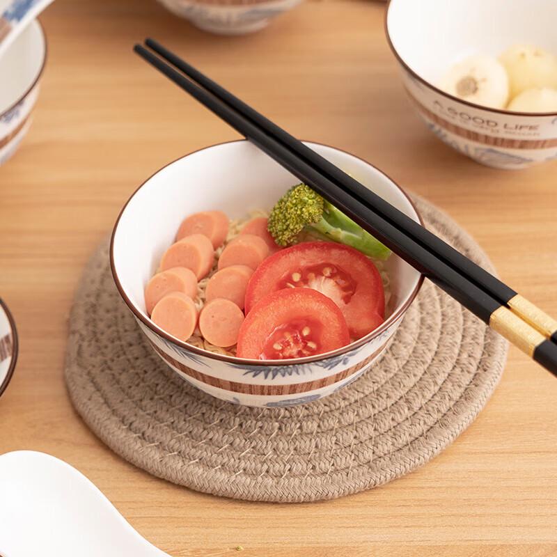 Debo Camellia 12-Piece Ceramic Dinnerware Set