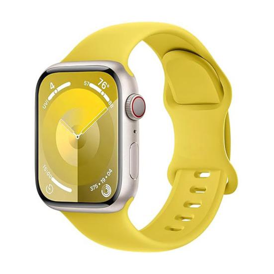 Silicone Watch Band Waterproof Sweat-Proof Replacement Band Soft Solid Color Watch Strap for Apple Watch Series Ultra 2