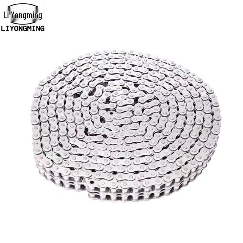 304 Stainless Steel Industrial Transmission Chain: SS06B, SS08B, SS10A, SS12A, SS16A, SS20A, SS24A, SS32A.