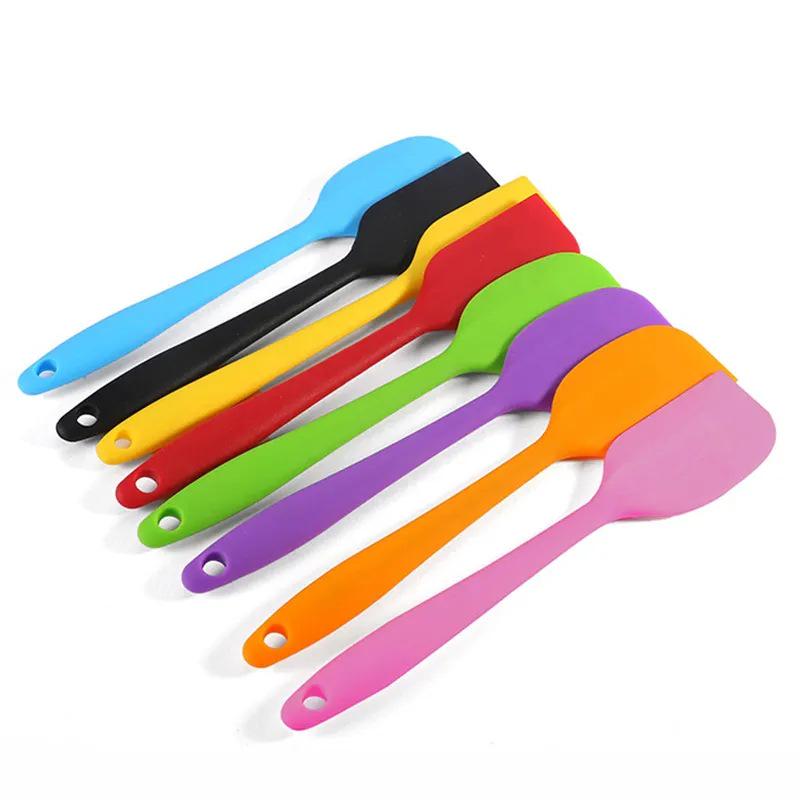 Individually Packaged Food-Grade Silicone Scraper Set: Small & Large Baking Spatulas, Soft Integrated Cream Shovels