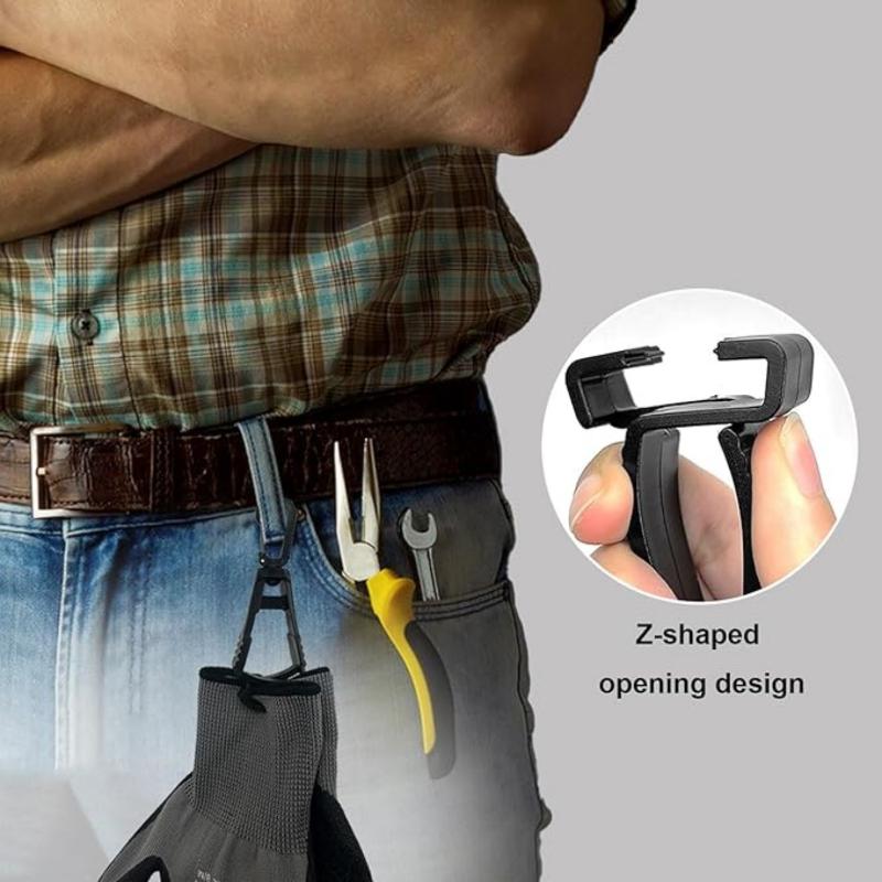 5Pcs Protective Work Gloves Clip Hanger Easy Carry Lightweight Holder for Gardening DIY Construction Site Storage