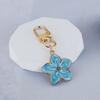 Keychain Pendant Ergonomic Flower Design Key Ring Decorative Versatile Key Holder Backpack Bag Accessory