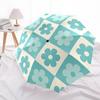 1pc Floral Tiles Automatic Open/Close Umbrella with One Touch Button,, Windproof Design   Lightweight Portable Umbrella for Women & Men6051