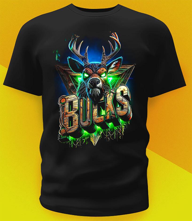 Футболка Milwaukee Bucks в стиле Sci-Fi Размеры!! Унисекс Футболка для молодежи 6XL S