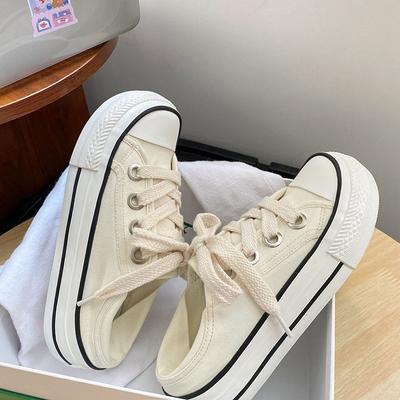 2024 Canvas Slippers Sneakers Women College Style Cute Mango Head Canvas Shoes Sweet Girl Shoes Soft Sister Casual Shoes for Women