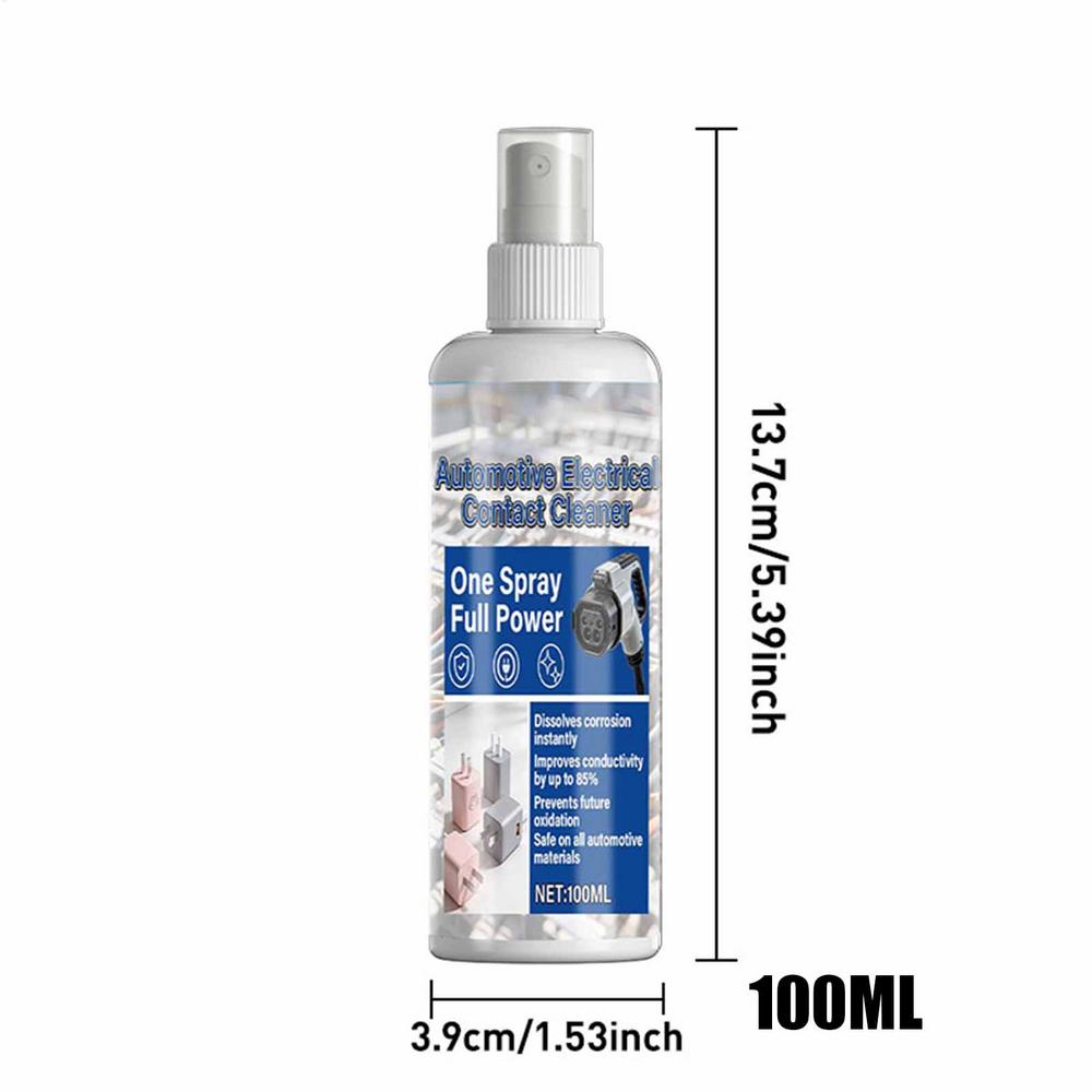 

100ml Fast-Drying Electronics Cleaner Spray Electrical Contact Cleaner for Car Plugs Battery Terminal Circuit Boards 100ML
