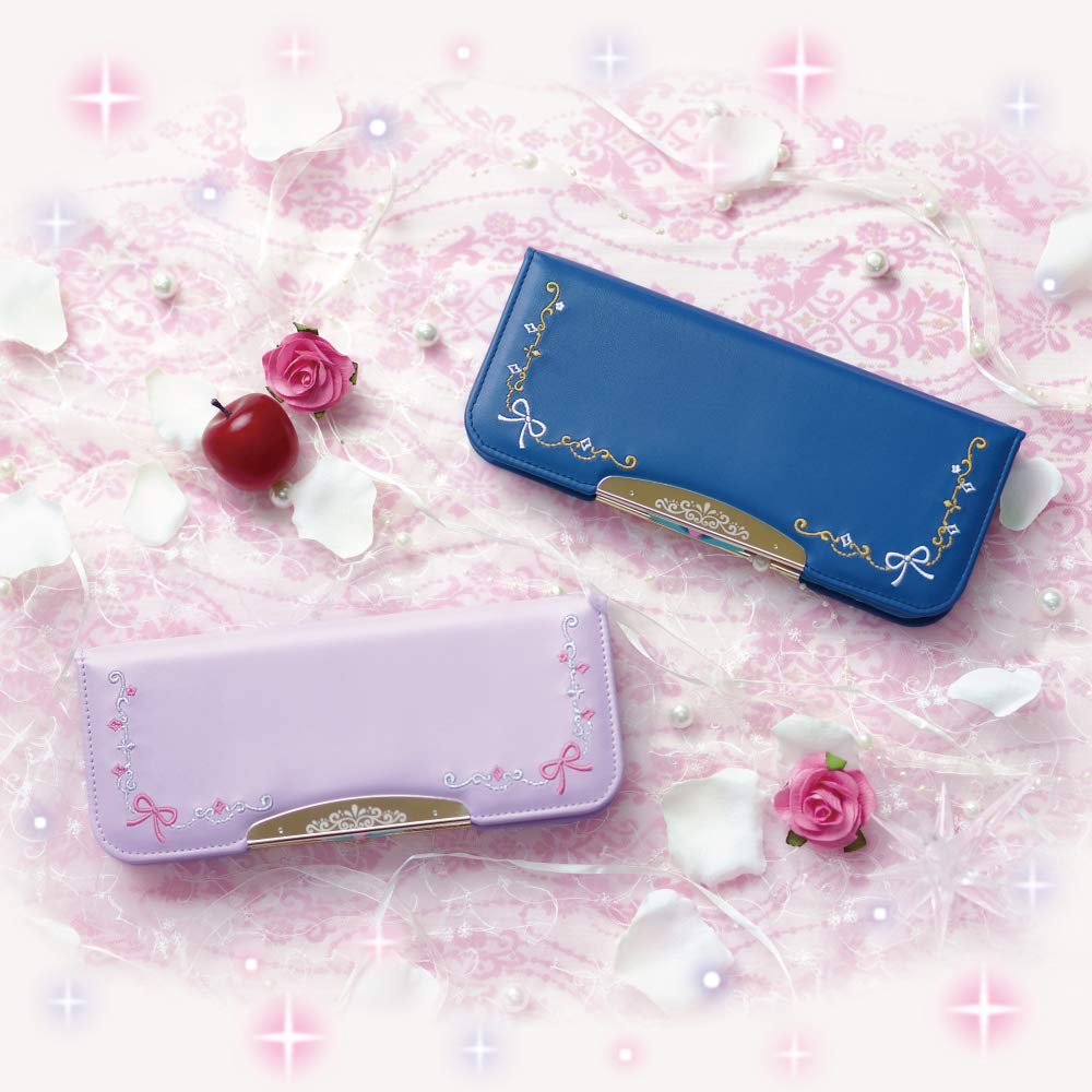 Sonic Alrock Double-Sided Slim Classic Liana Tiara Pencil Case, Navy, FD-1302-K