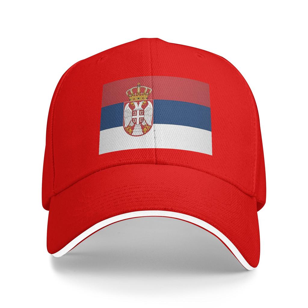 Flag of Serbia Casual Baseball Cap Outdoor Sports Trucker Hat Summer Dropshipping Baseball Caps