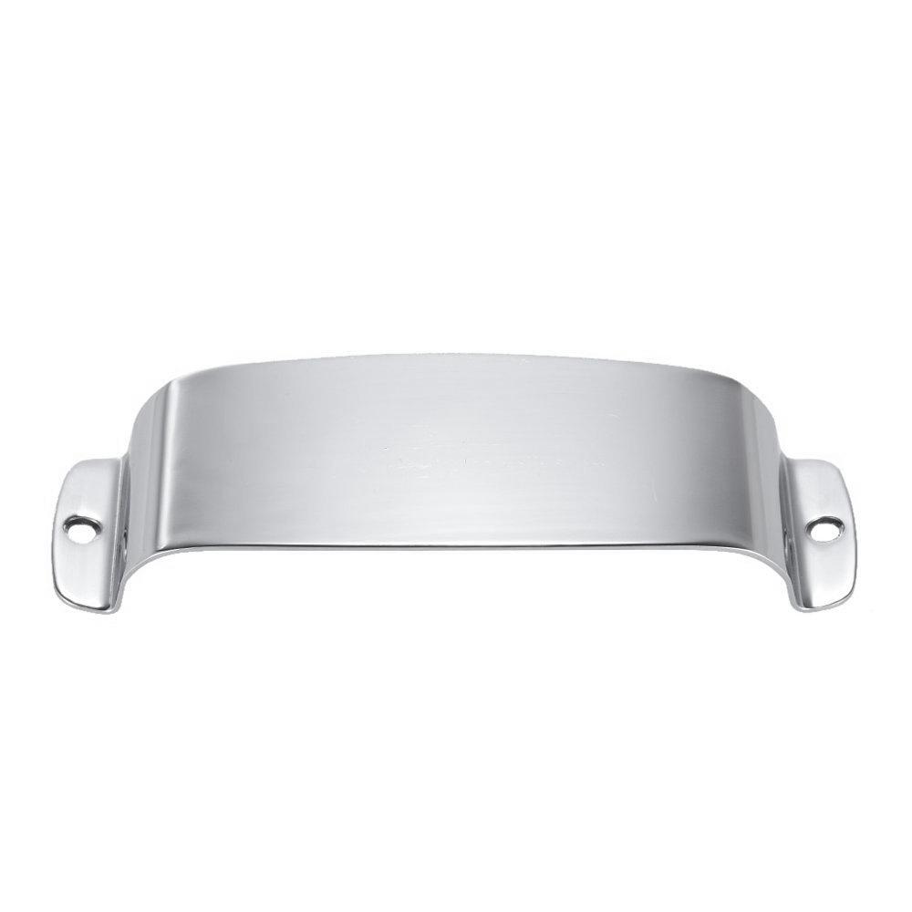 Bass Pickup Cover Plate Durable Alloy Pickup Cover Protector with 2 Mounting Screws Bass