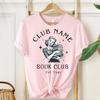 Personalisiertes Buchclub-T-Shirt: Retro-Geschenk für Buchliebhaber