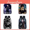 Wednesday Girl Backpack With Large Capacity Cartoon Student School Bag For Kids