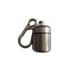 Portable Mini Pill Case Keychain Box Waterproof Travel Container Bottle With Keyring For Medicine Ear Plug Jewelry